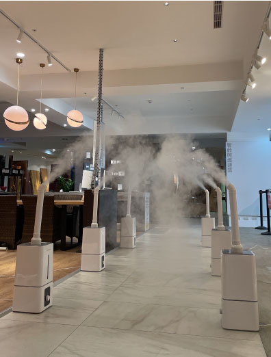 公共空間噴霧消毒